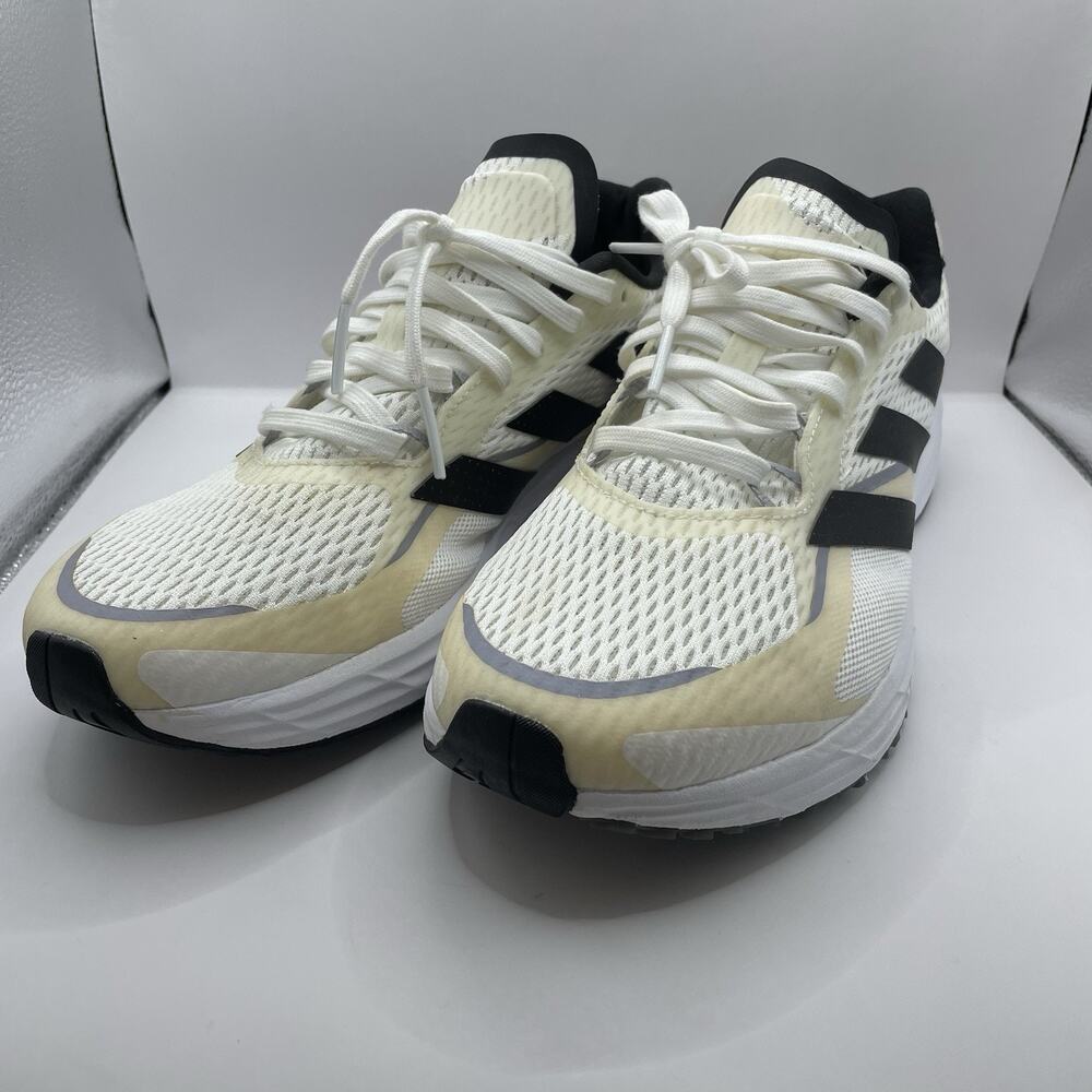Men’s Size 10 Adidas SL20.3 Running Shoes White Black Athletic Sneakers GY0560